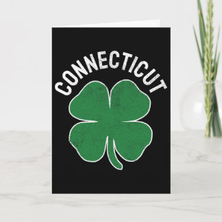 Carte Cadeau Connecticut Saint-Patrick Trèfle Irlandais-