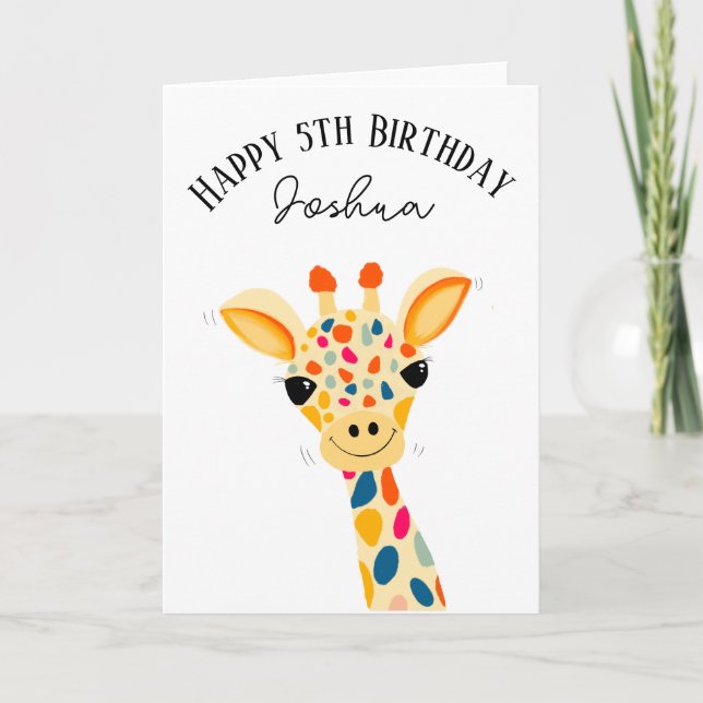 Carte cadeau d'anniversaire (Devant)