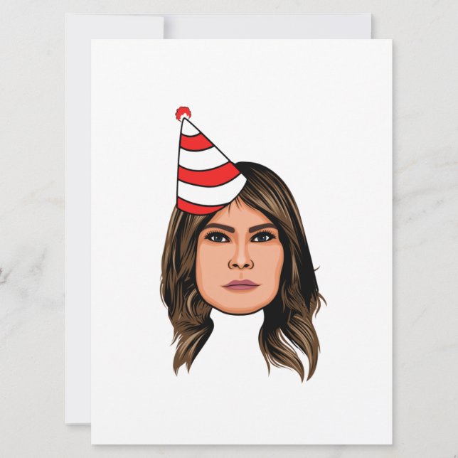 Carte Cadeau d'anniversaire de MELANIA TRUMP (Devant)