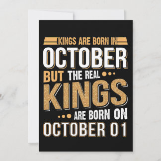 Carte Cadeau d'anniversaire | Les Rois Sont Nés En Octob