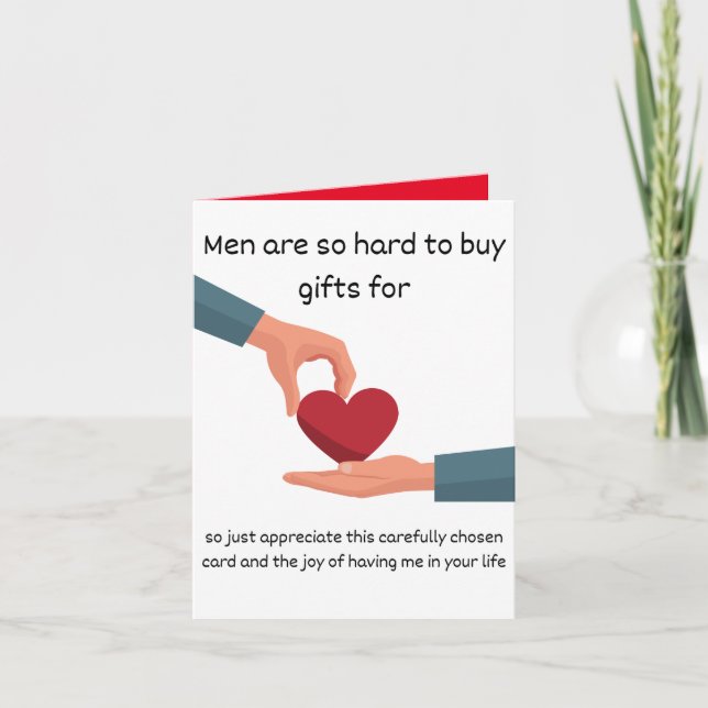 Carte cadeau d'anniversaire masculin amusant (Devant)