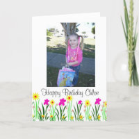 Cadeau d'anniversaire personnalisé Chloe avec des