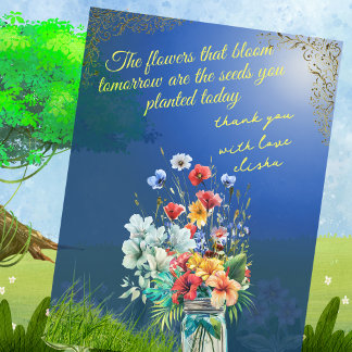 Carte cadeau d'appréciation de l'enseignant