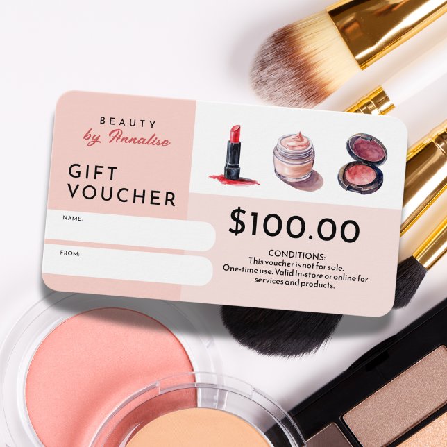 Carte Cadeau de beauté de l'artiste maquillage cos (Créateur téléchargé)