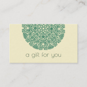Carte cadeau de cours de yoga