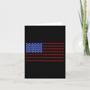 Carte Cadeau de la fête de l'indépendance du drapeau amé