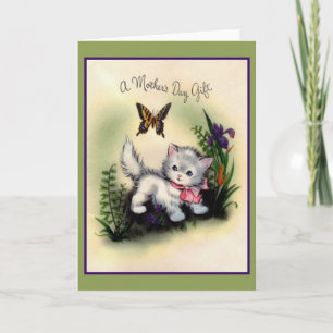 Carte cadeau de la fête des mères Retro