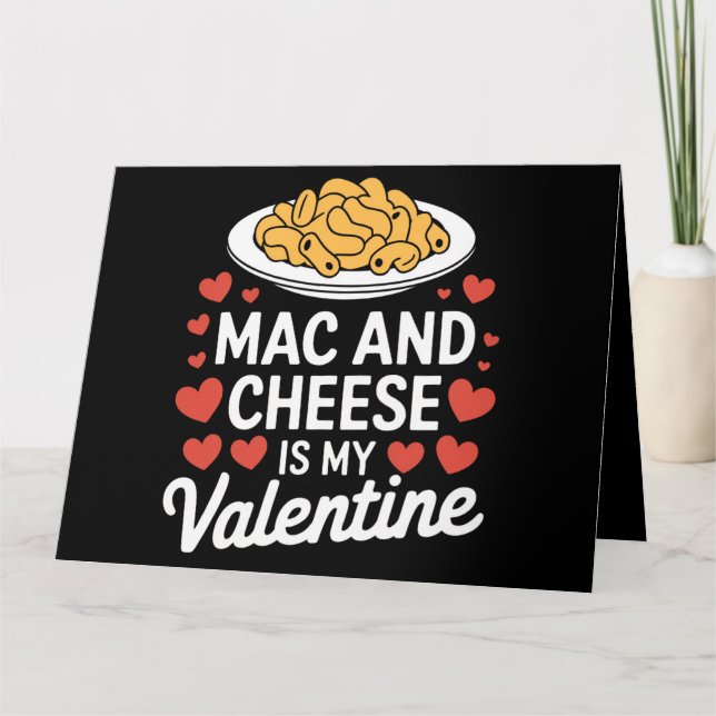 Carte Cadeau de la Saint-Valentin Mac And Cheese pour am (Devant)