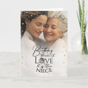 Carte Cadeau de naissance élégant et minimaliste pour ni
