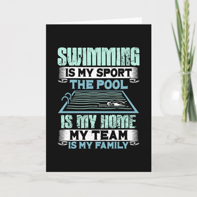 Carte Cadeau de natation (Devant)