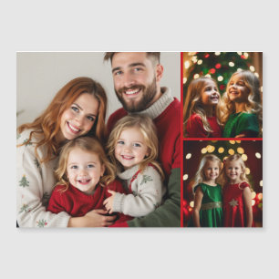 Carte cadeau de Noël modèle photo pour la famille