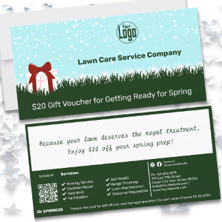 Carte cadeau de Noël pour le service de soins de l