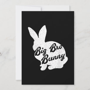 Carte Cadeau de Pâques pour grand frère lapin