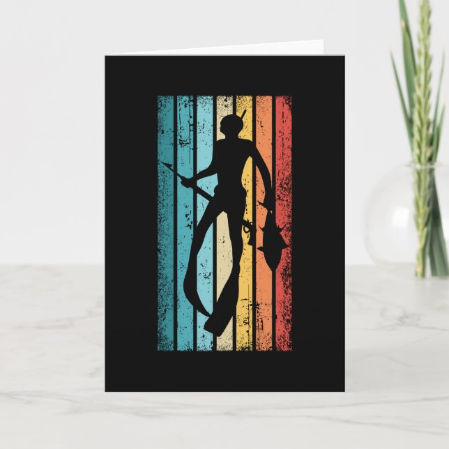 Carte Cadeau de pêche à la vitesse rétro pour Spear Fish (Devant)