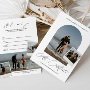 Carte Cadeau de Photos Instantanées au Style Bohèm