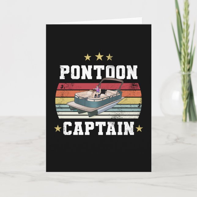Carte Cadeau de Ponton pour le Capitaine de Ponton (Devant)