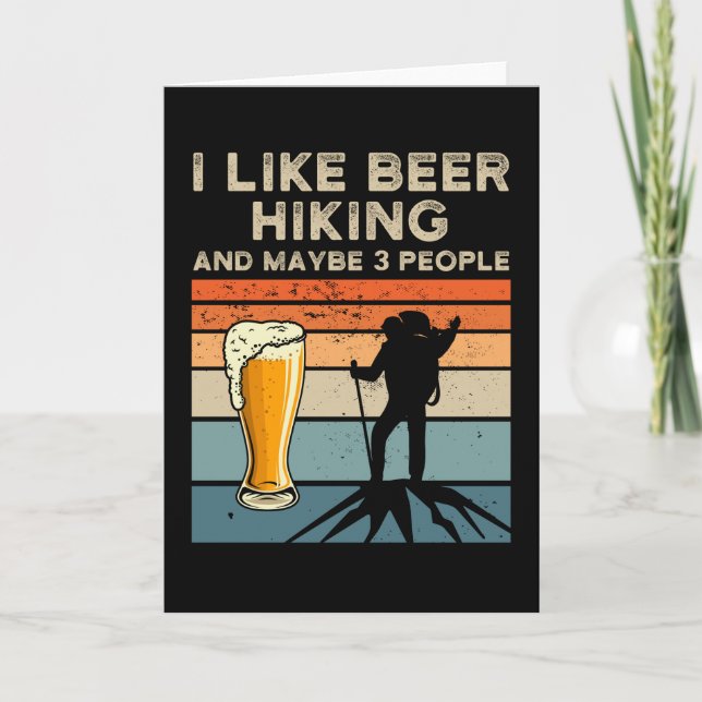 Carte Cadeau de randonnée à la bière randonnée (Devant)