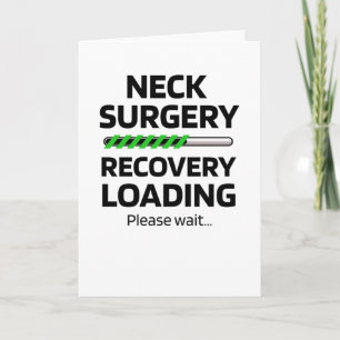 Carte Cadeau de récupération de chirurgie du cou   Survi