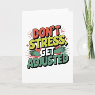Carte Cadeau de Réglage du Dos pour Soulager le Stress C