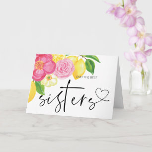 Carte Cadeau de Révélation de Bébé pour Ma Soeur Fleurs 