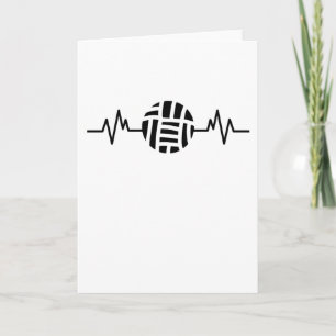 Carte Cadeau de sport de volleyball de plage drôle de co