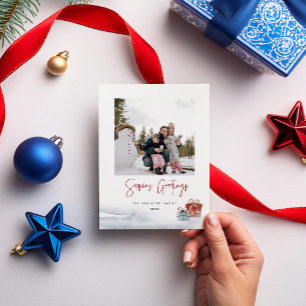 Carte cadeau d'hiver Joyeuses Fêtes
