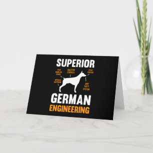 Carte Cadeau Doberman Ingénierie Allemande Supérieure