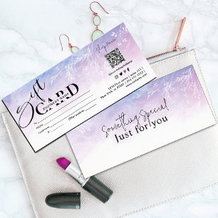 Carte cadeau Dreamy Purple Floral