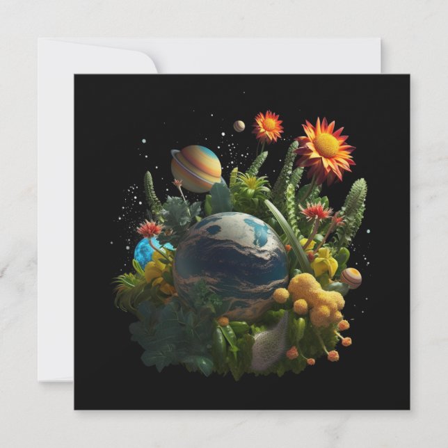 Carte cadeau du système solaire (Devant)