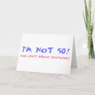 Carte Cadeau Gag Anniversaire Pour Tourner 50