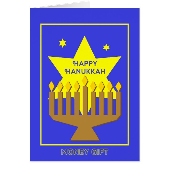 Carte cadeau Hannukkah Money (Devant)