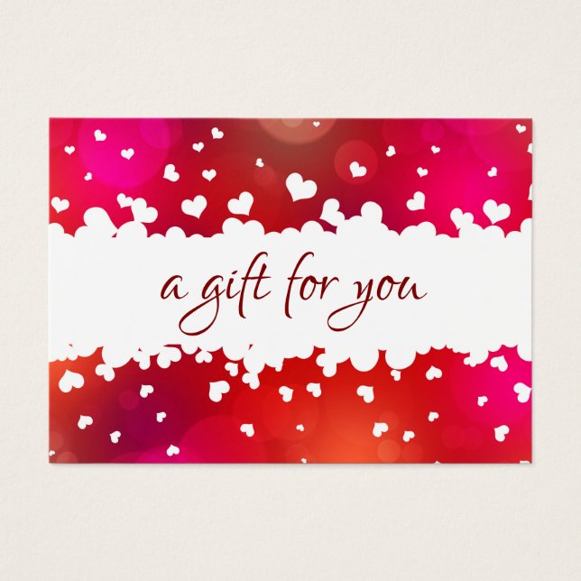 Carte cadeau Heureuse Sainte-Valentin Lovely Heart (Devant)