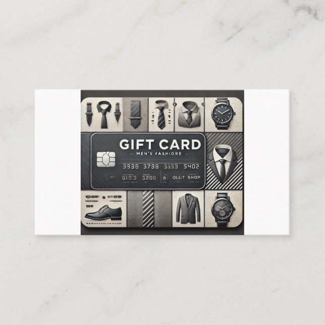 Carte cadeau Homme Fashion Store - Le cadeau parfa (Devant)
