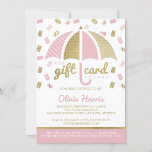 Carte Cadeau Invitation à un Mariage, Rose, Faux O