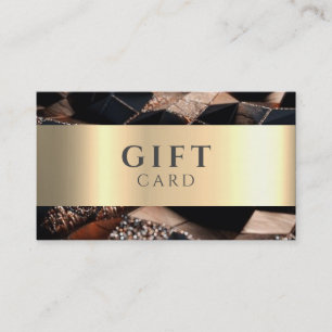 Carte cadeau Marble Elegant Blanc Faux Or Beauté