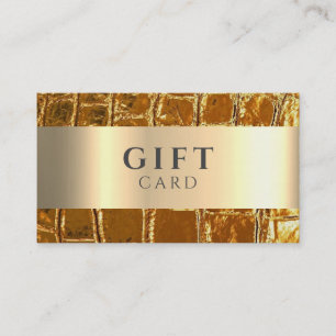 Carte cadeau Marble Elegant Blanc Faux Or Beauté