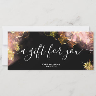 Carte cadeau Modern Earth Tones Certificate Ajoute