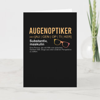 Carte Cadeau Opticien