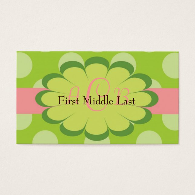 Carte Cadeau Personnalisée Dots Sassy (Devant)