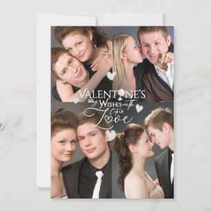 Carte Cadeau photo moderne de la Saint-Valentin