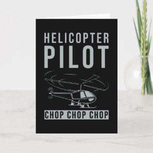 Carte Cadeau pilote hélicoptère