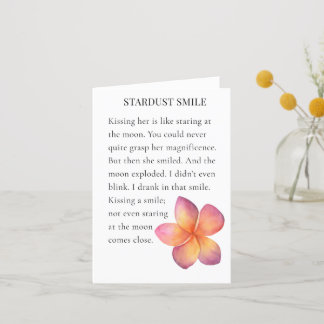 Carte cadeau Poésie romantique