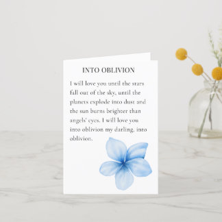 Carte cadeau Poésie romantique