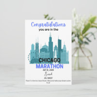 Cadeau pour coureur accepté au Chicago Marathon 20