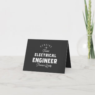 Carte Cadeau pour ingénieur électrique