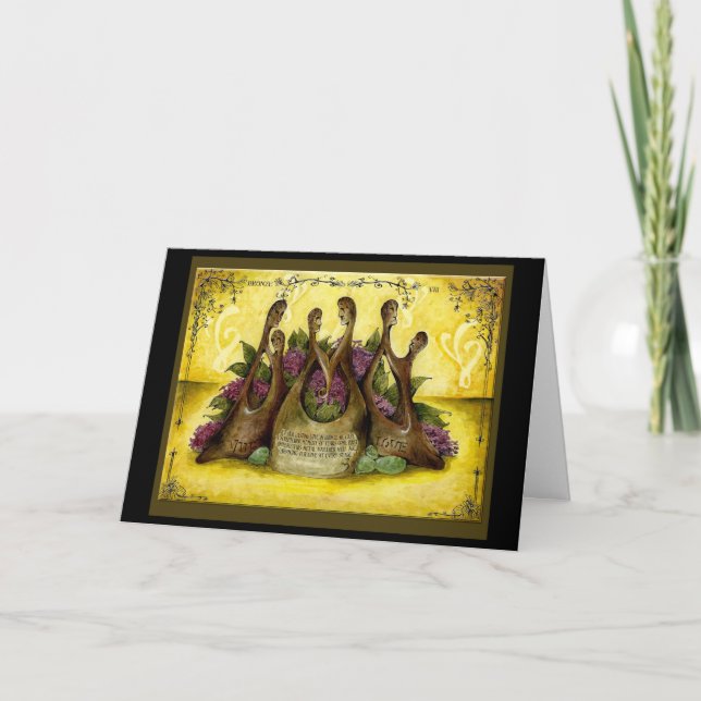 Carte cadeau pour les 8 ans de mariage en Bronze (Devant)