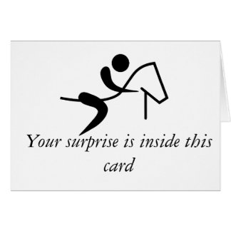 Carte cadeau pour les cours d'équitation