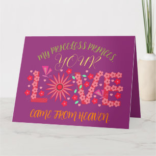 CARTE CADEAU POUR MAMAN, SŒUR, FILLE, AMIE, PETITE AMIE