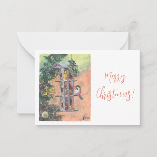 Carte cadeau pour oiseaux nourriciers (Devant)