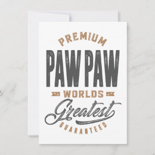 Carte Cadeau pour PawPaw